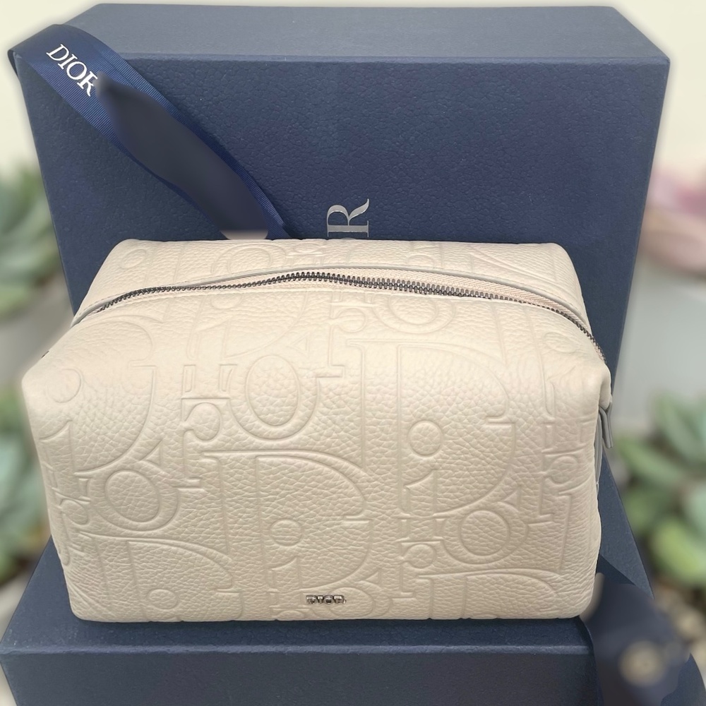 Christian Dior Gravity Leather Travel Pouch